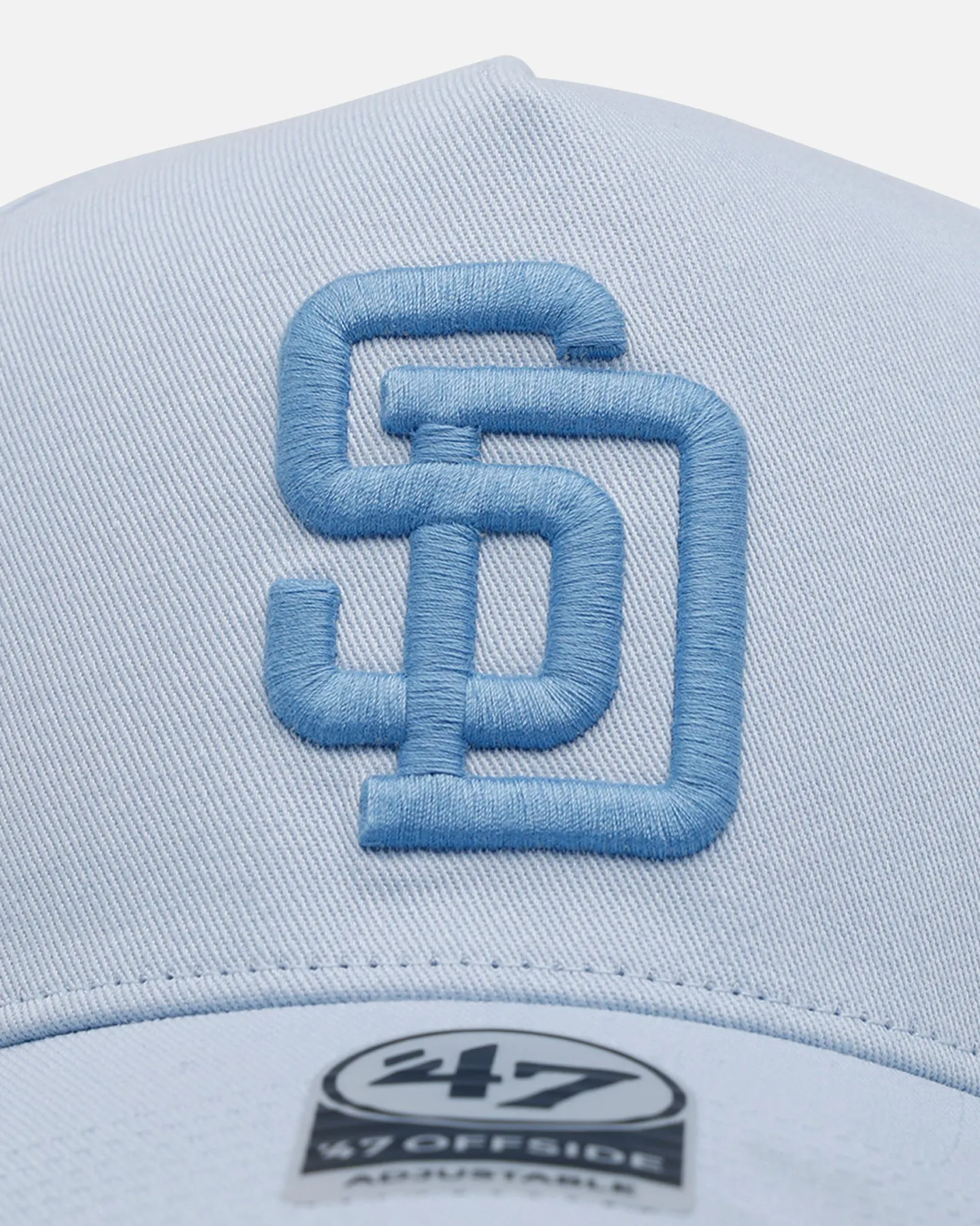47 Brand San Diego Padres 'Contemporary Basics' Offside DT Snapback Light Blue