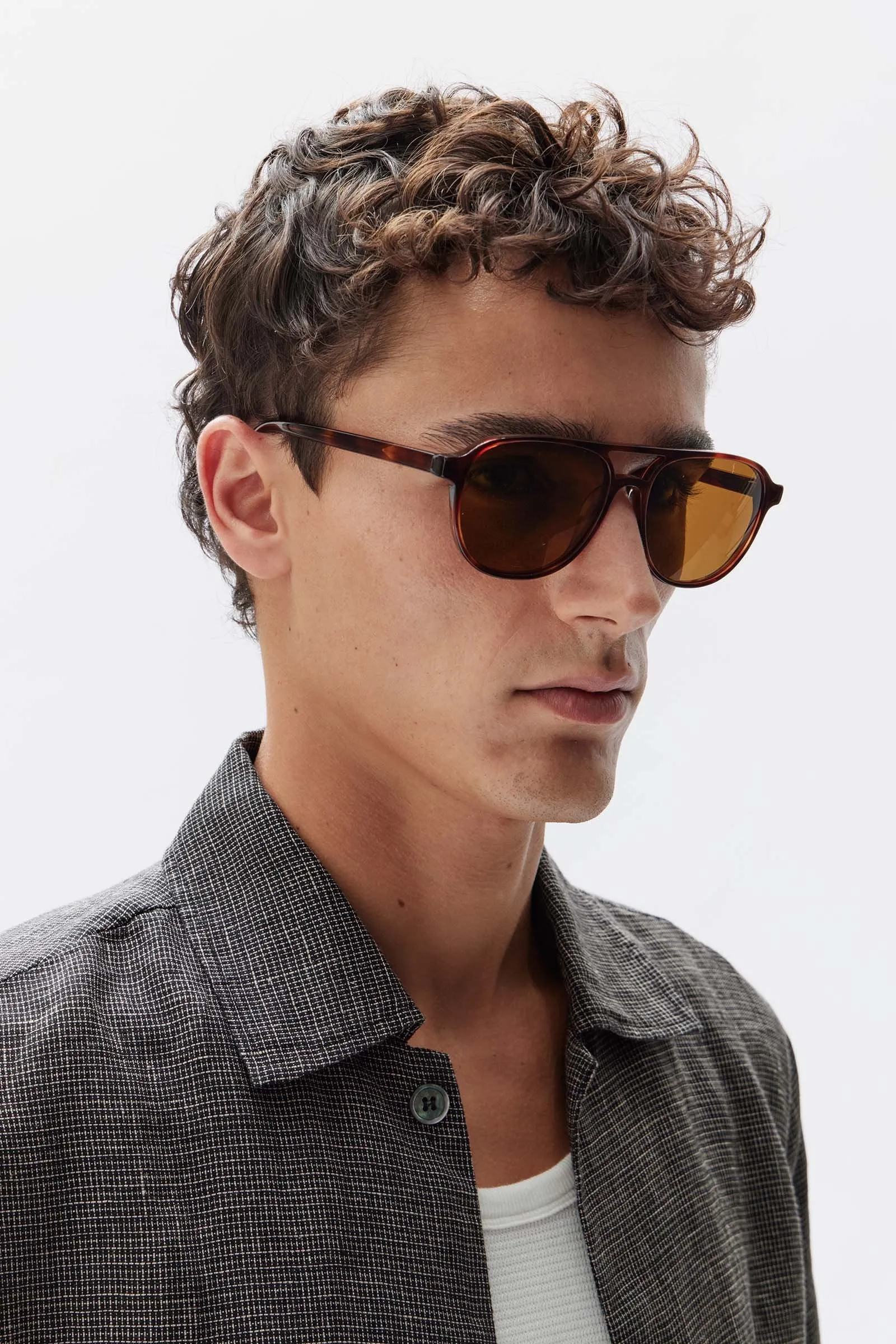 Bridge Frame Sunglasses Dark Tortoise
