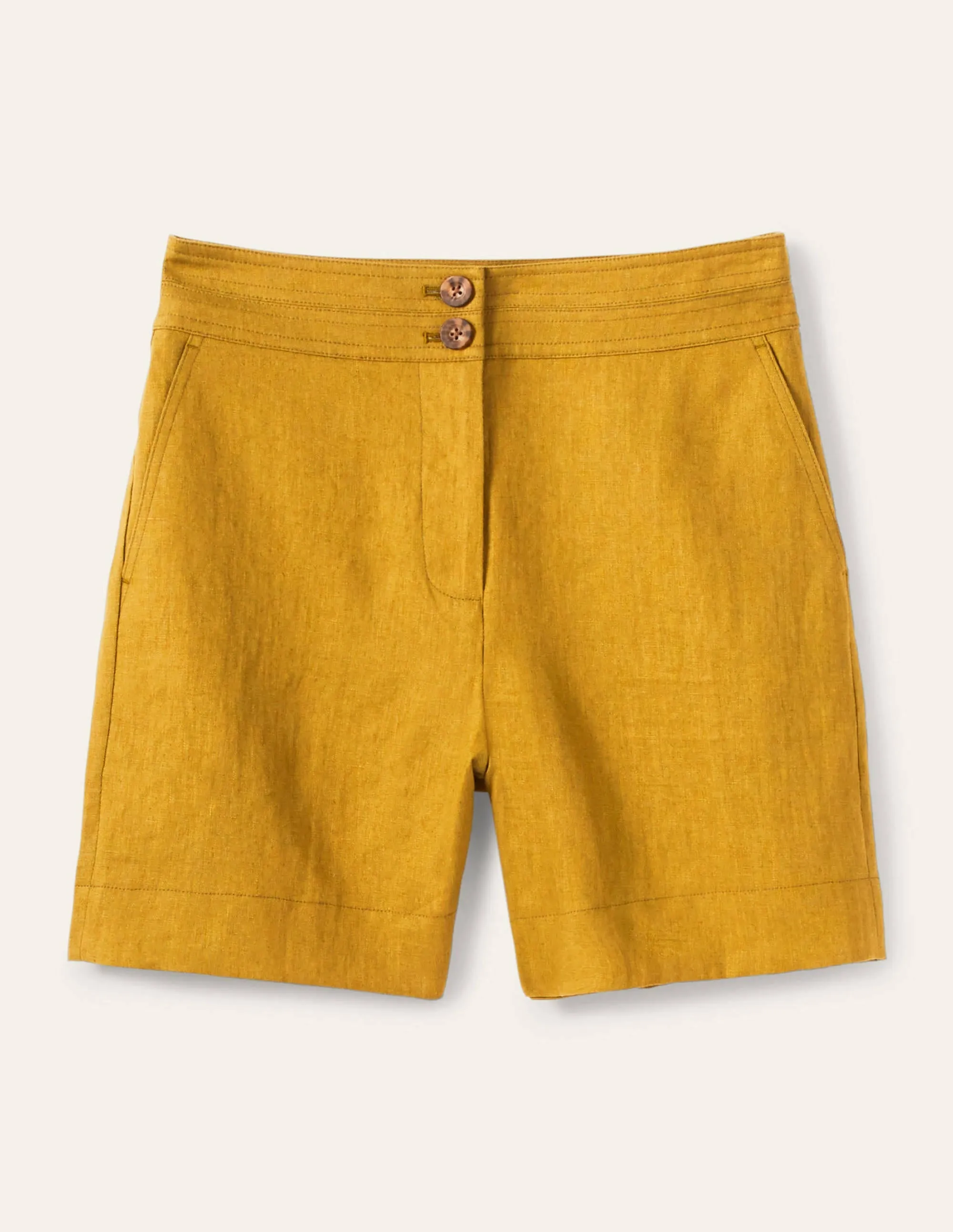 Cornwall Linen Shorts-Tuscan Sun