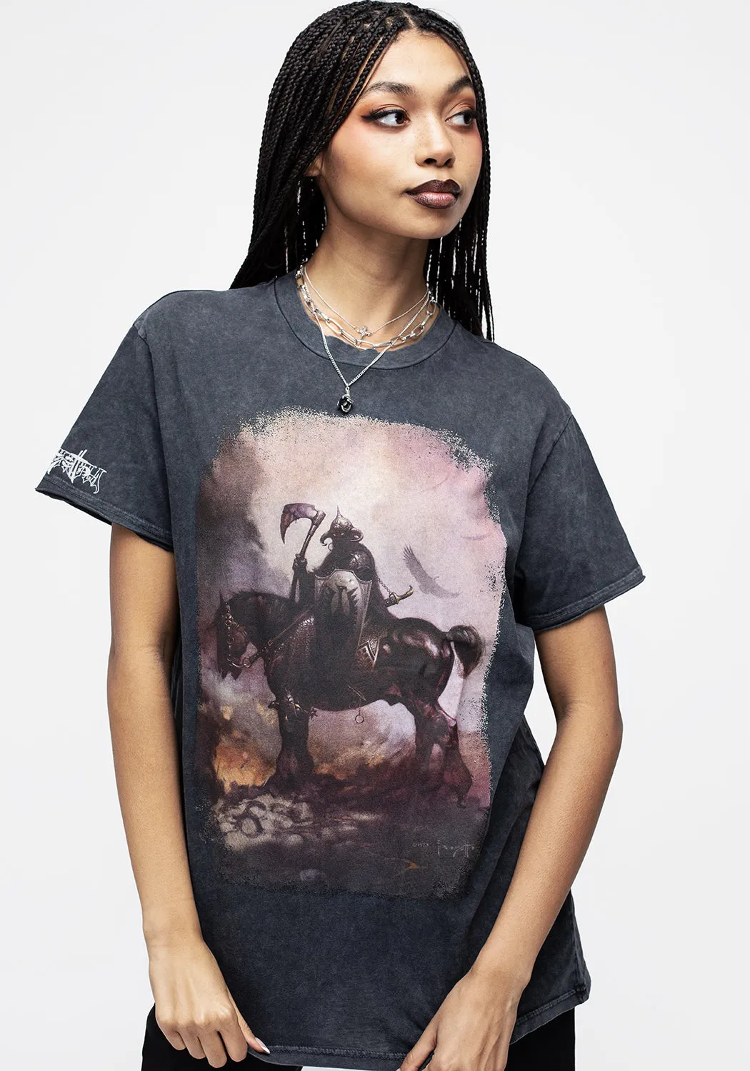 Frazetta Death Dealer 1 Short Sleeve T-Shirt