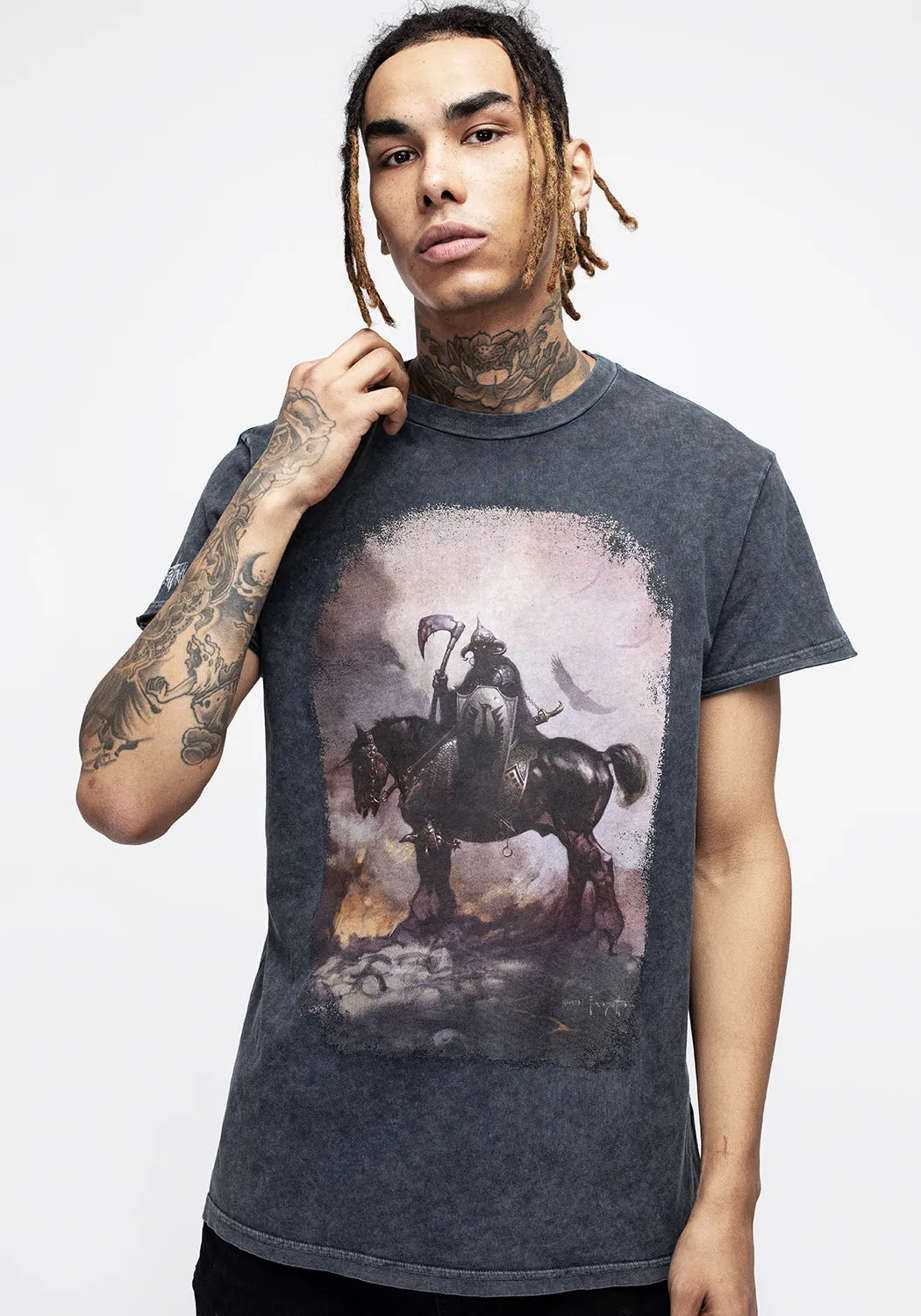 Frazetta Death Dealer 1 Short Sleeve T-Shirt