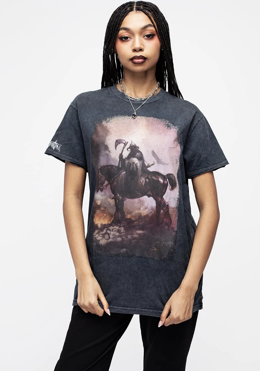 Frazetta Death Dealer 1 Short Sleeve T-Shirt