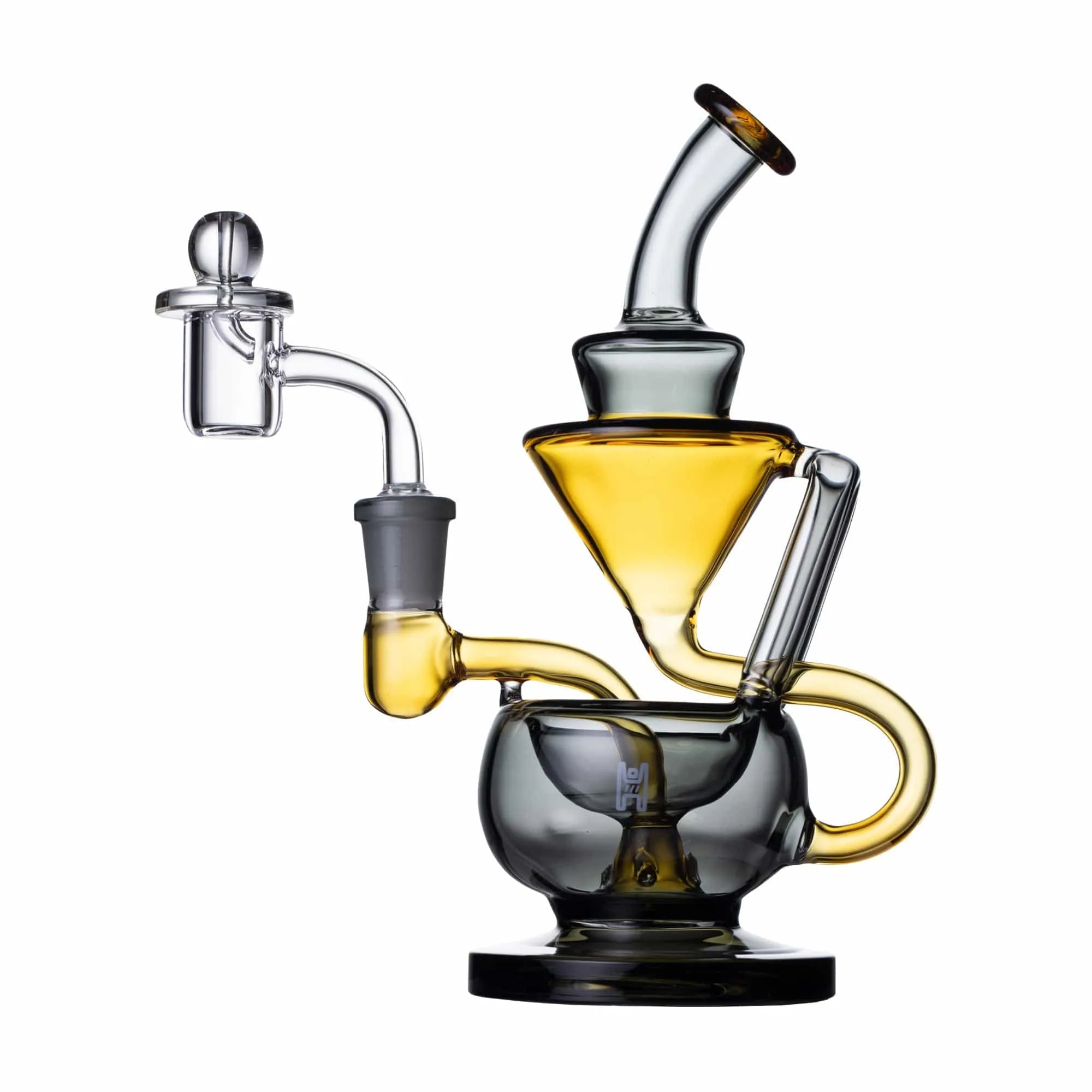 Human Grade 8" Recycler Dab Rig