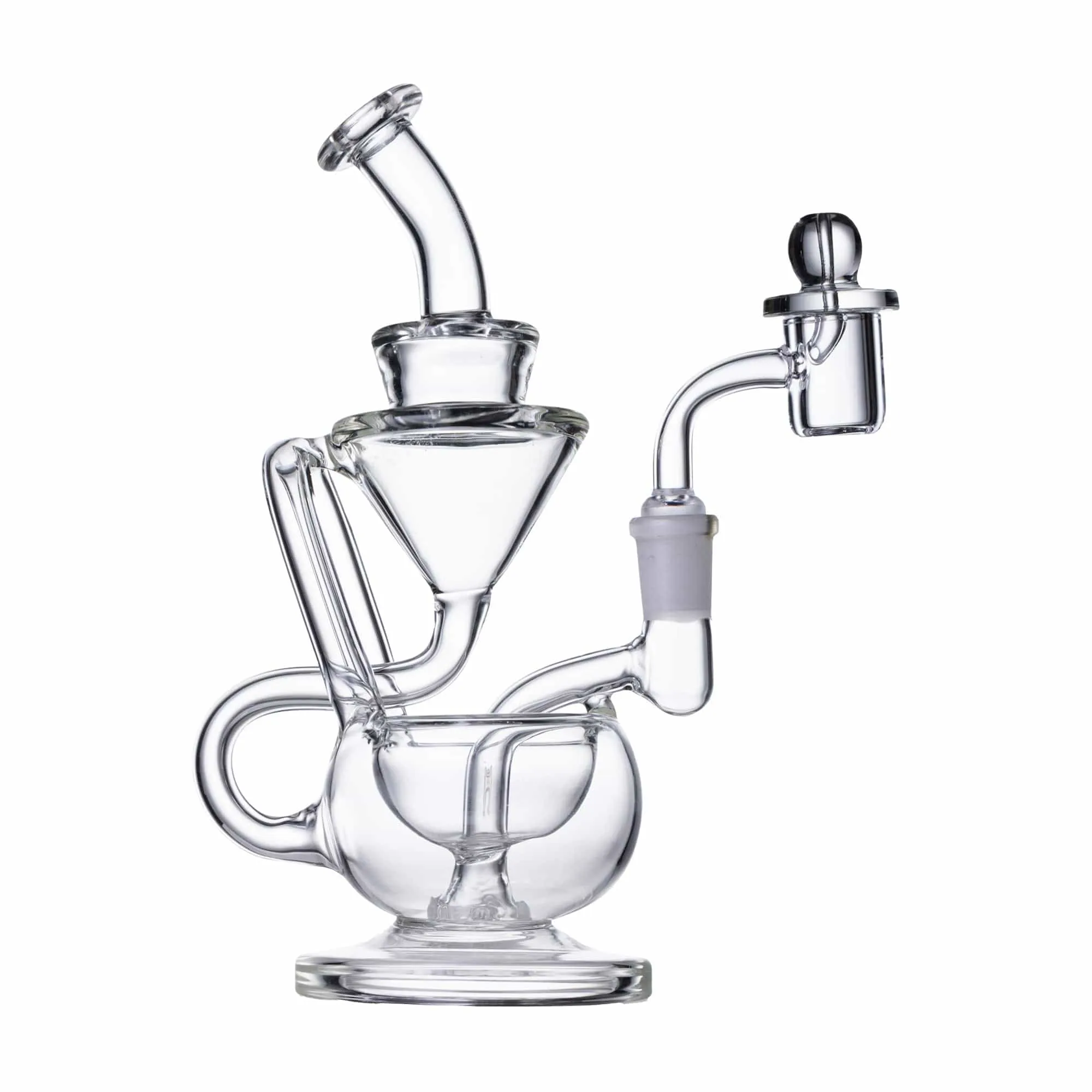 Human Grade 8" Recycler Dab Rig