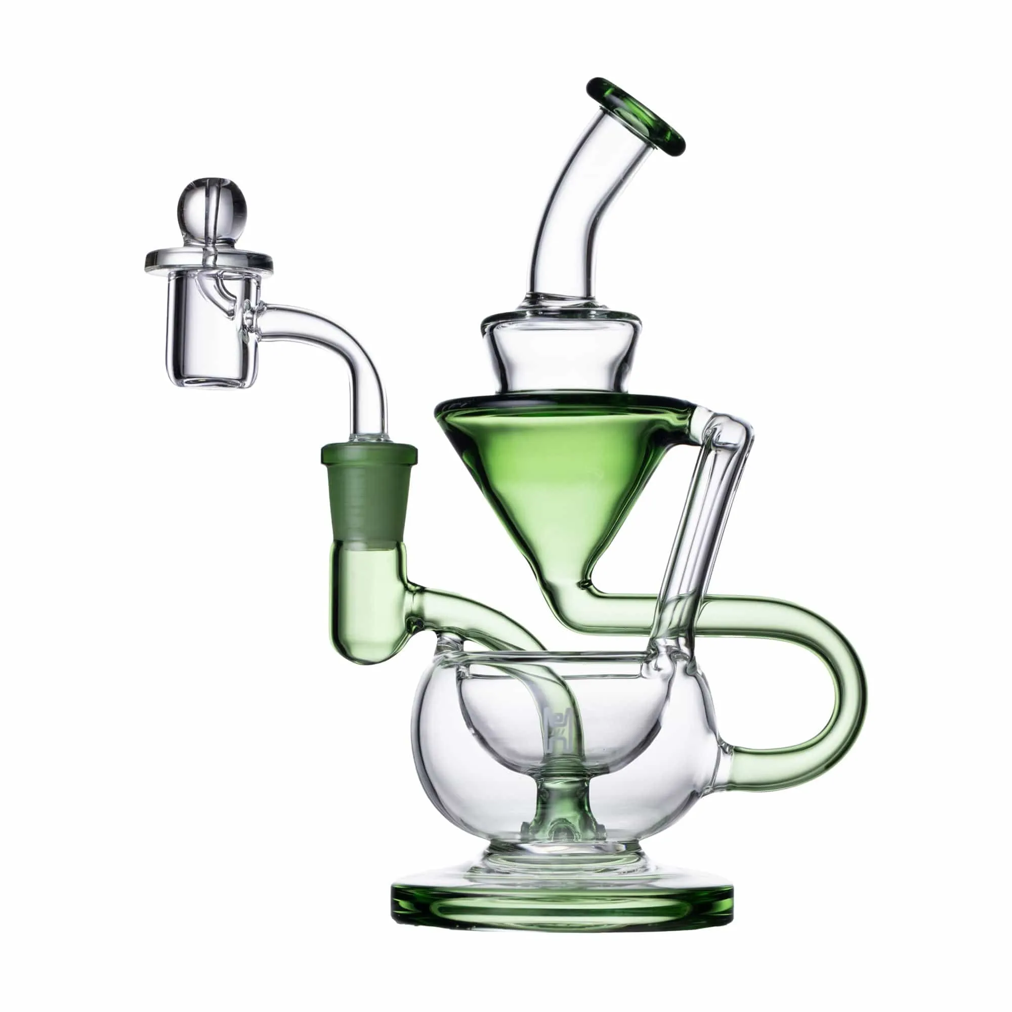 Human Grade 8" Recycler Dab Rig