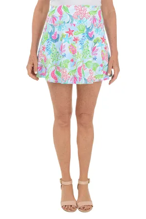 Light Blue Sea UPF50  Flounce Skort