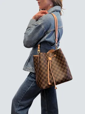 Louis Vuitton Damier Ebene Canvas NeoNoe Bucket Bag