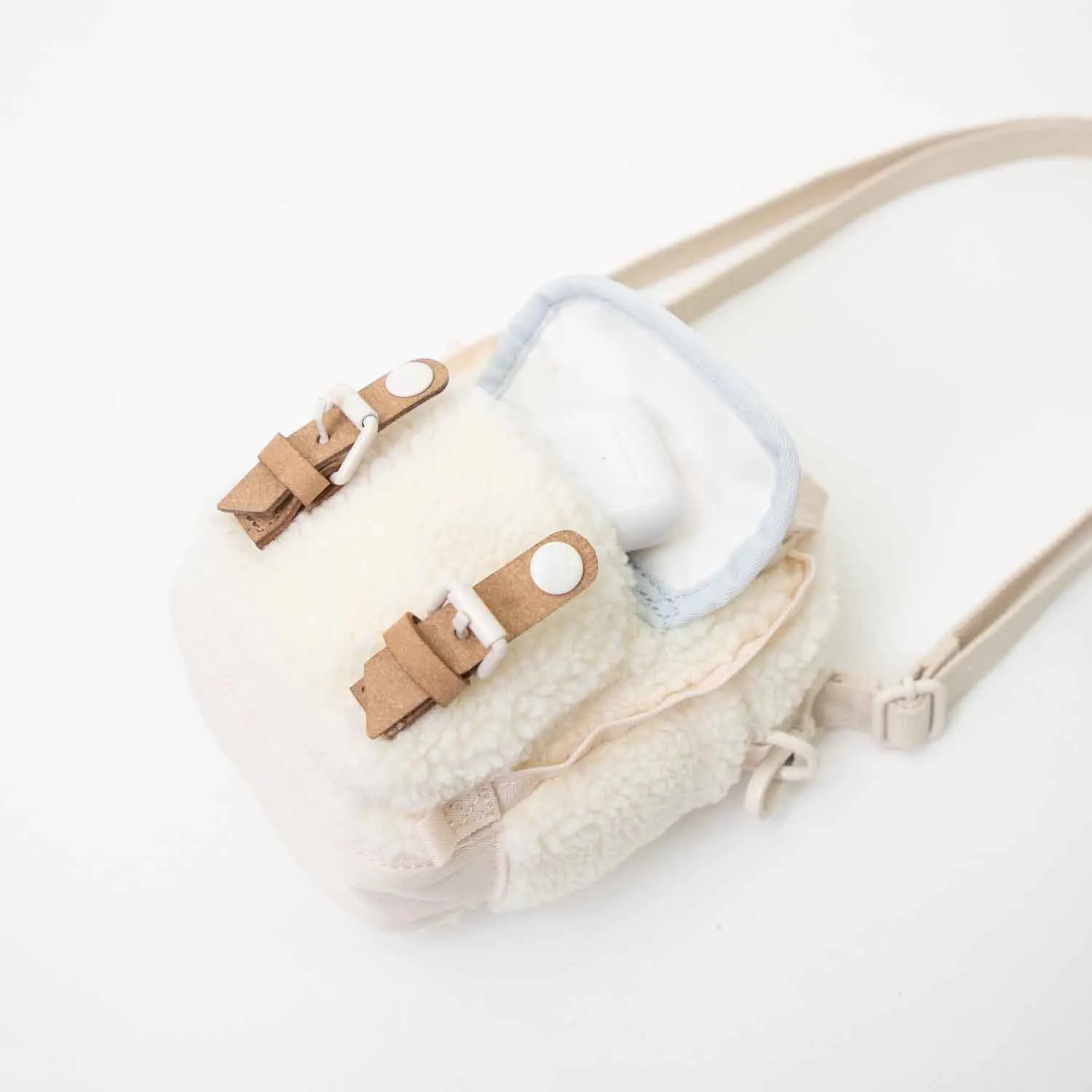 Macaroon Tiny Fluffy Series Crossbody Bag