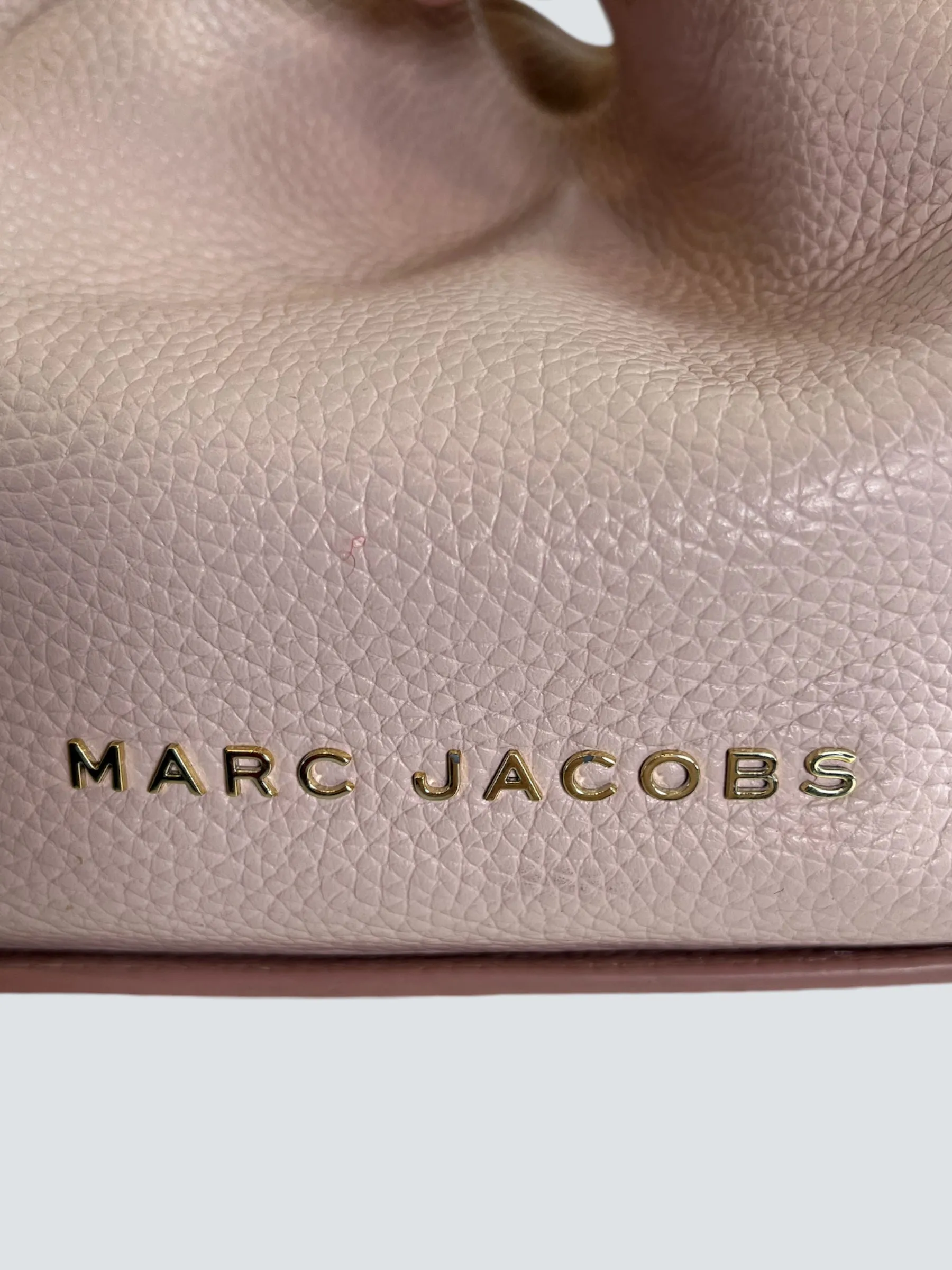 Marc Jacobs Pale Pink Leather Bucket Bag