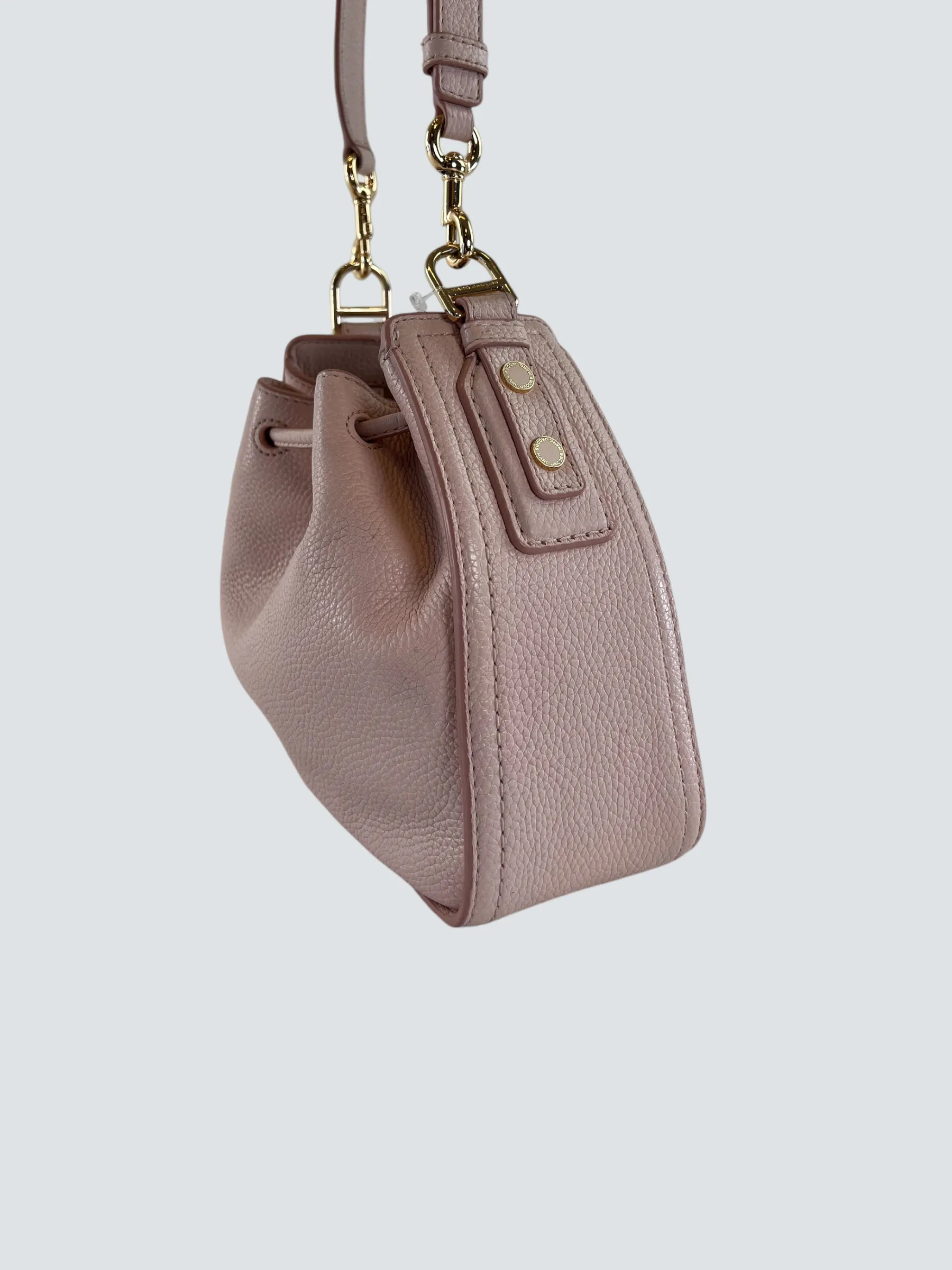 Marc Jacobs Pale Pink Leather Bucket Bag