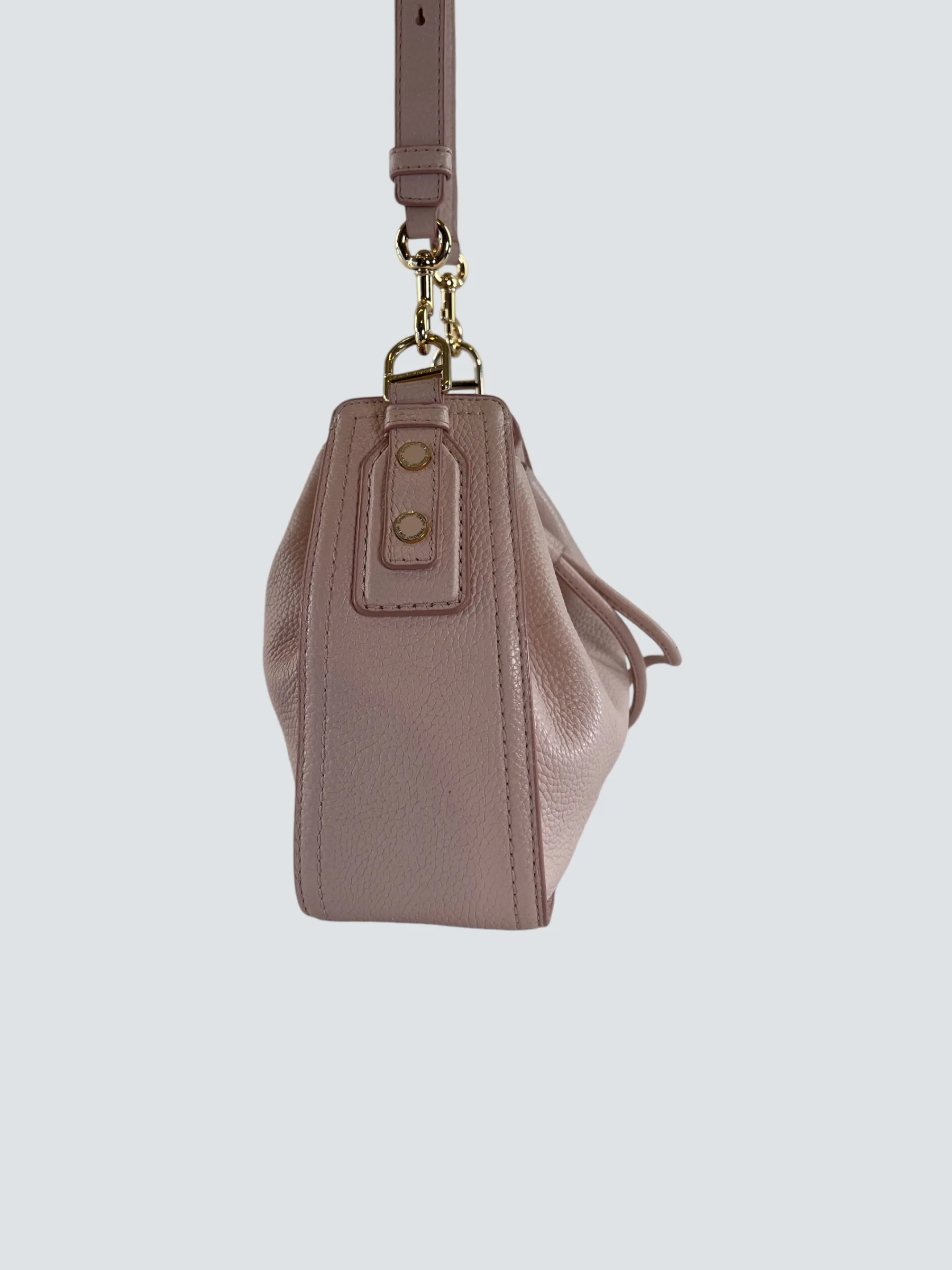 Marc Jacobs Pale Pink Leather Bucket Bag