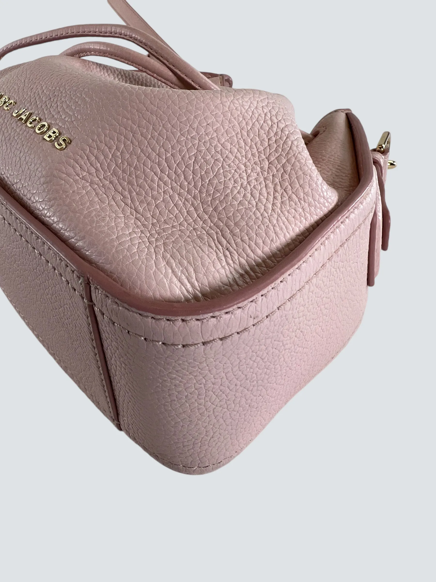 Marc Jacobs Pale Pink Leather Bucket Bag