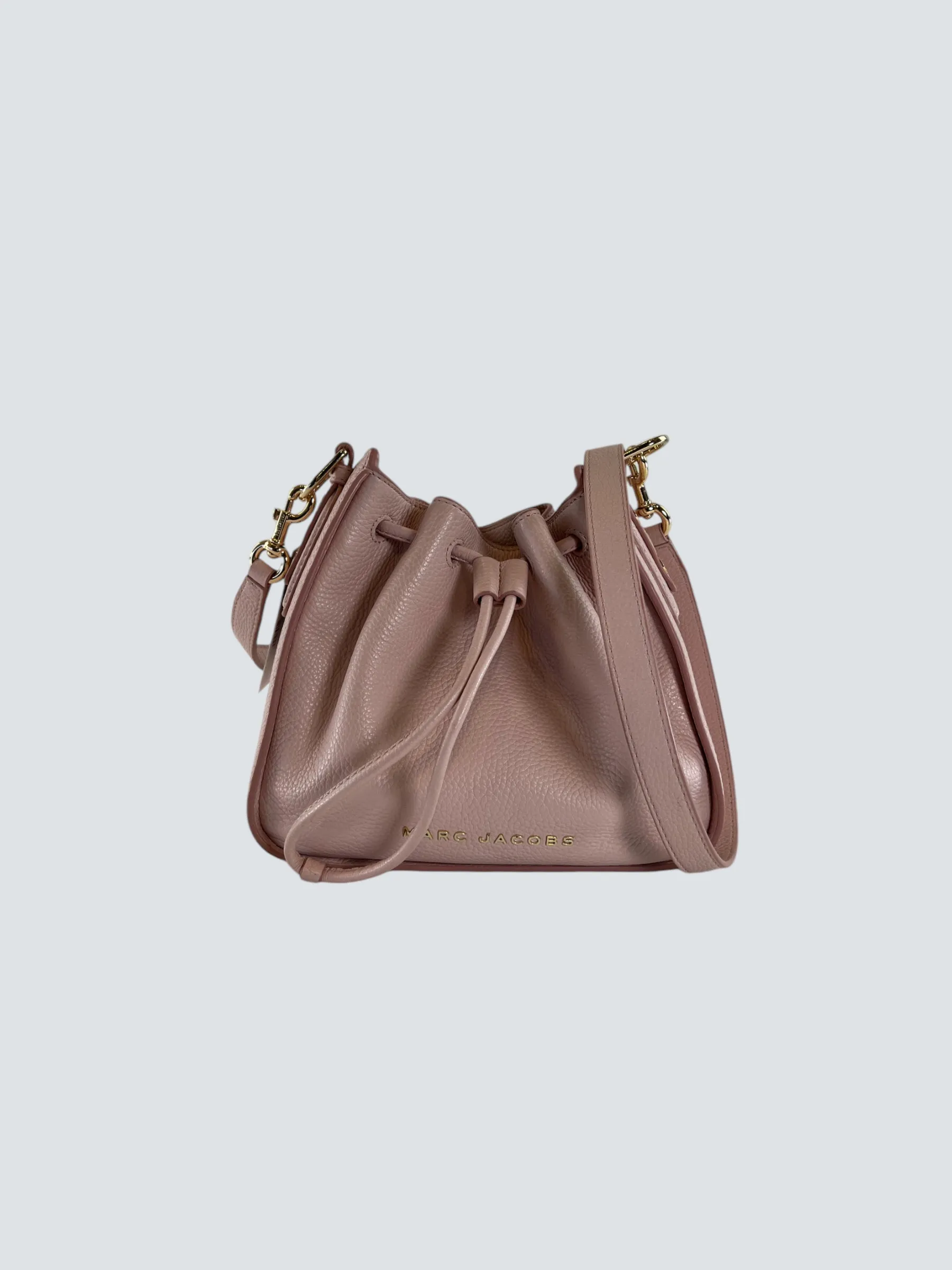 Marc Jacobs Pale Pink Leather Bucket Bag
