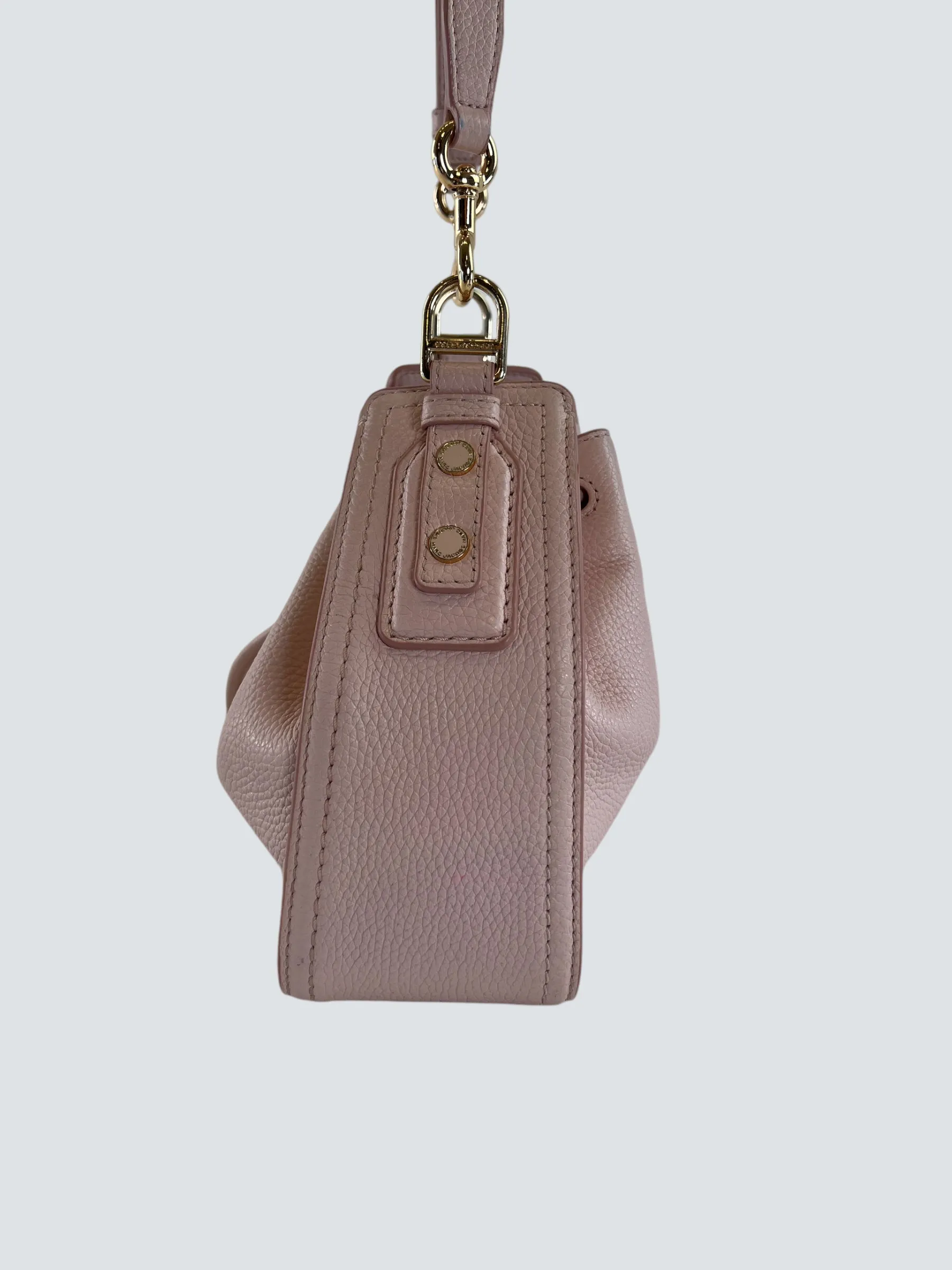 Marc Jacobs Pale Pink Leather Bucket Bag