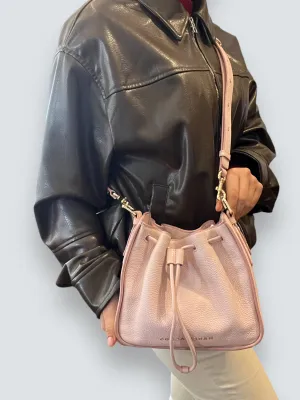 Marc Jacobs Pale Pink Leather Bucket Bag