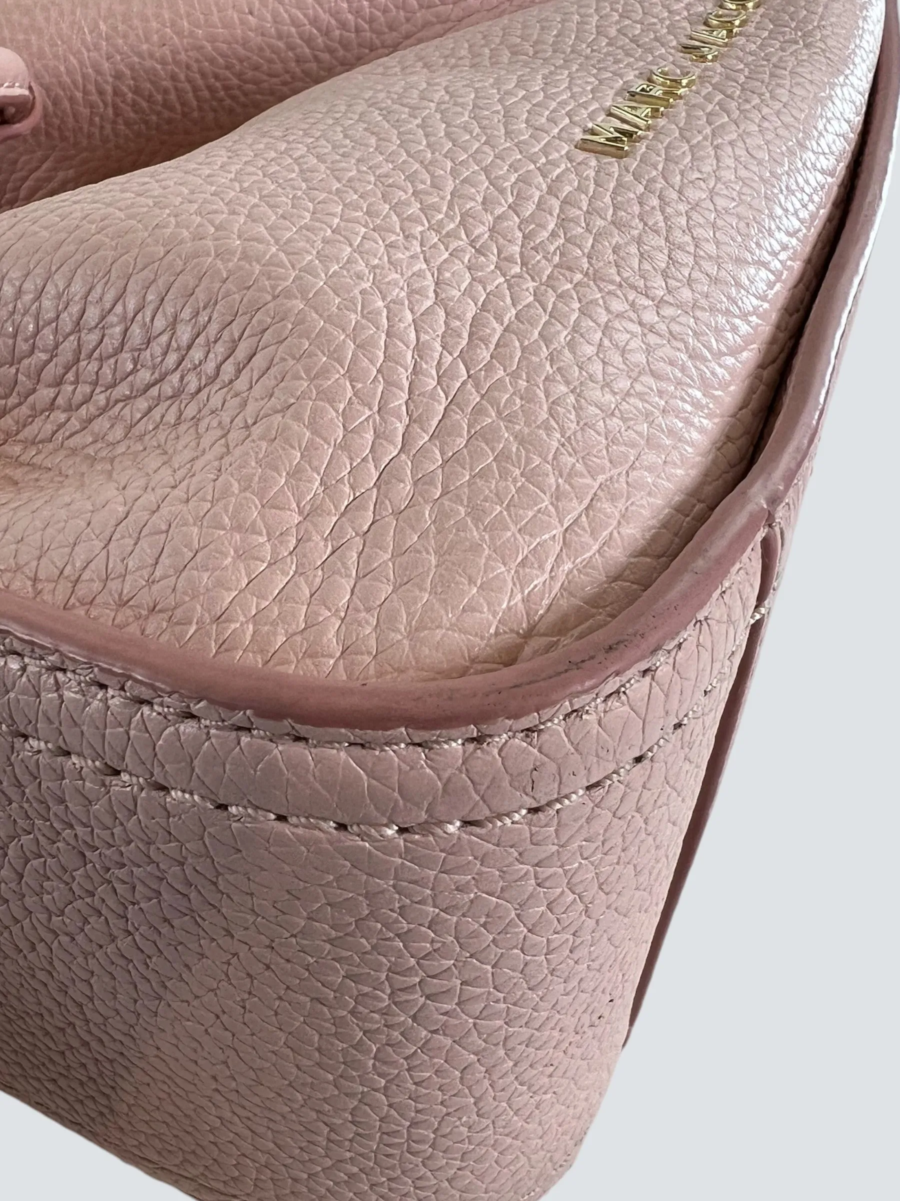 Marc Jacobs Pale Pink Leather Bucket Bag