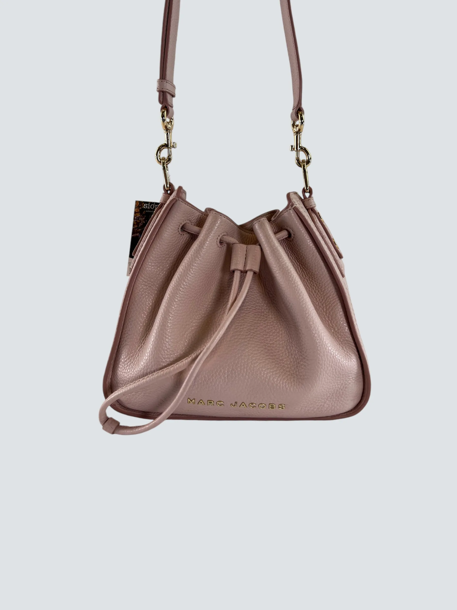 Marc Jacobs Pale Pink Leather Bucket Bag