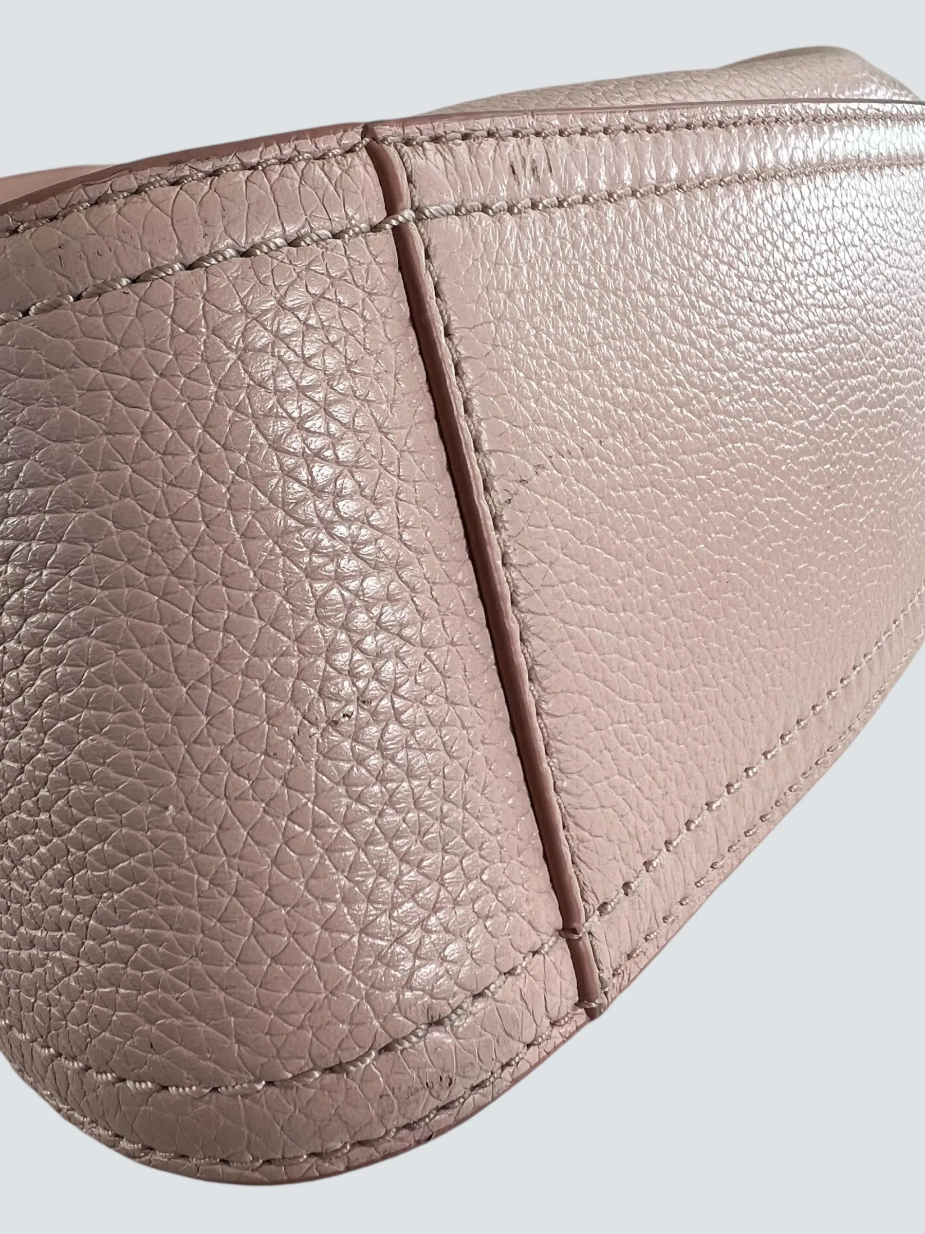 Marc Jacobs Pale Pink Leather Bucket Bag