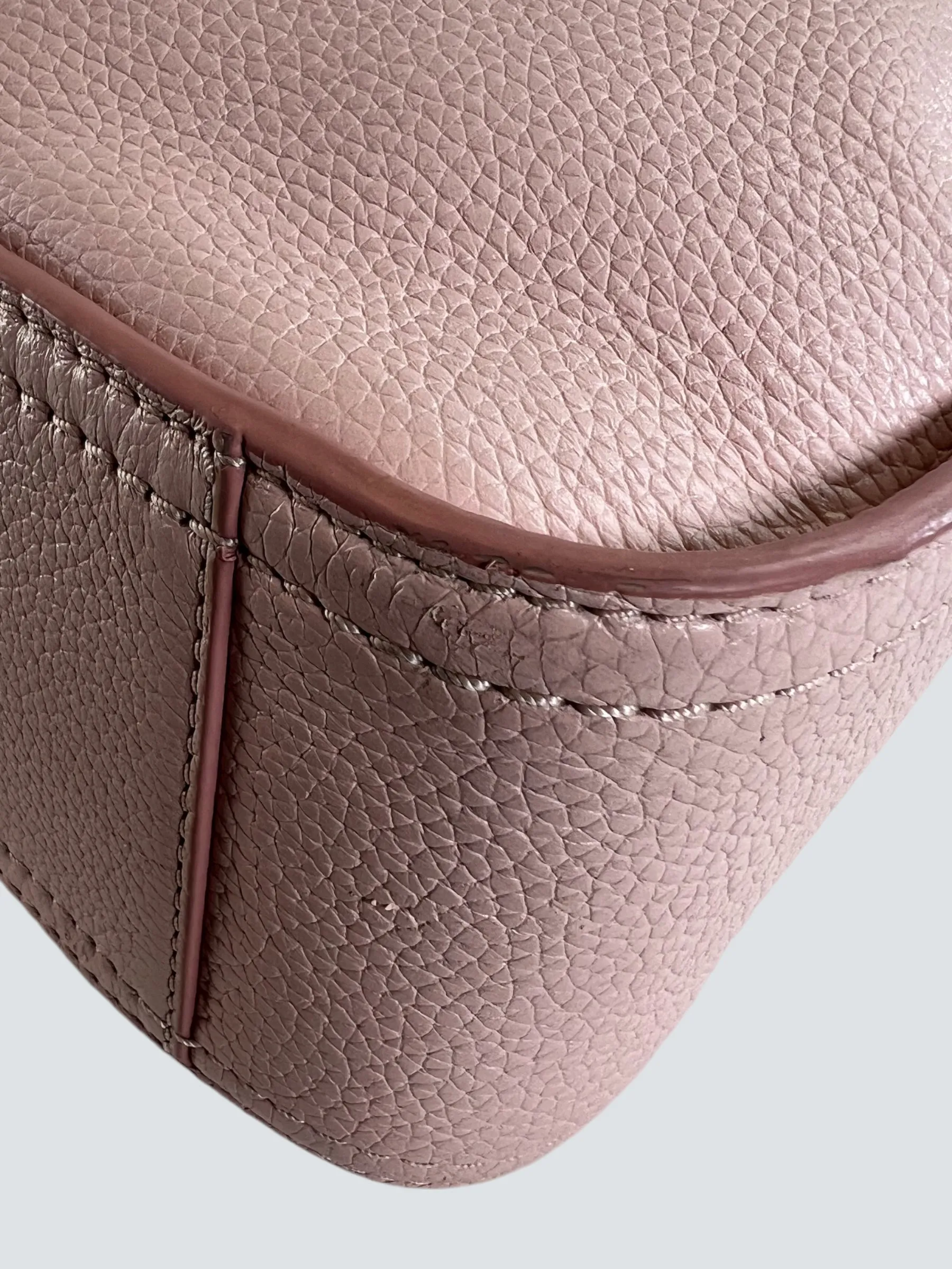 Marc Jacobs Pale Pink Leather Bucket Bag