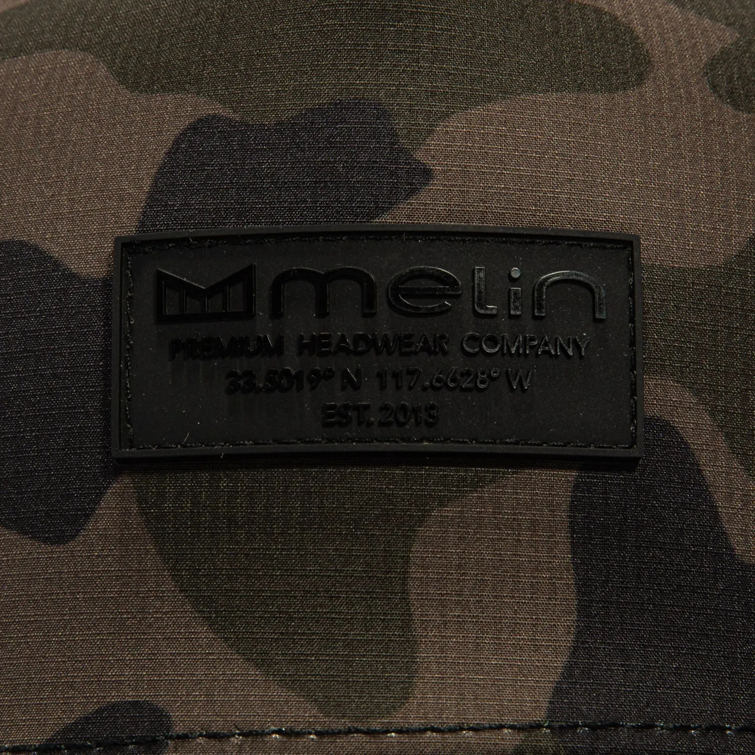 Melin Odyssey Brick Hydro Snapback Hat - Camo. Black