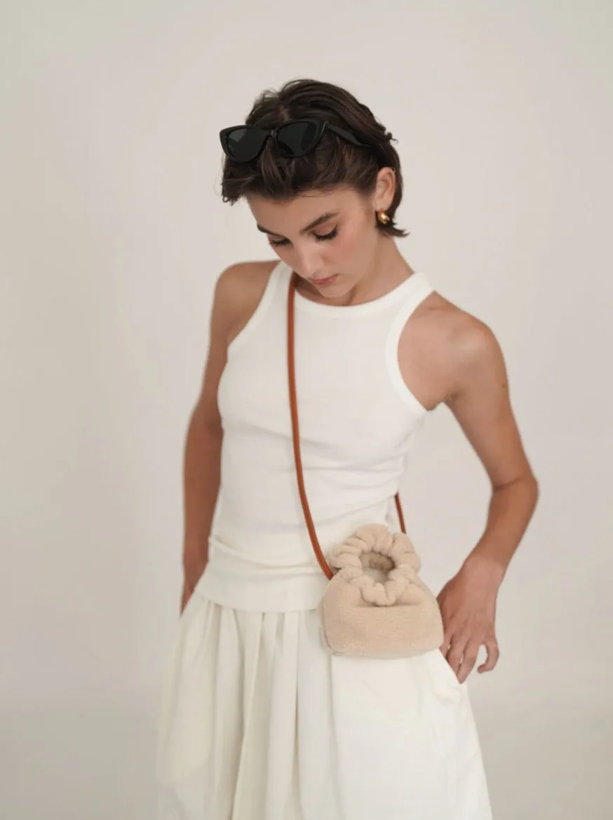 Mini Teddy Fur Super Cloud Bag (Final Sale)