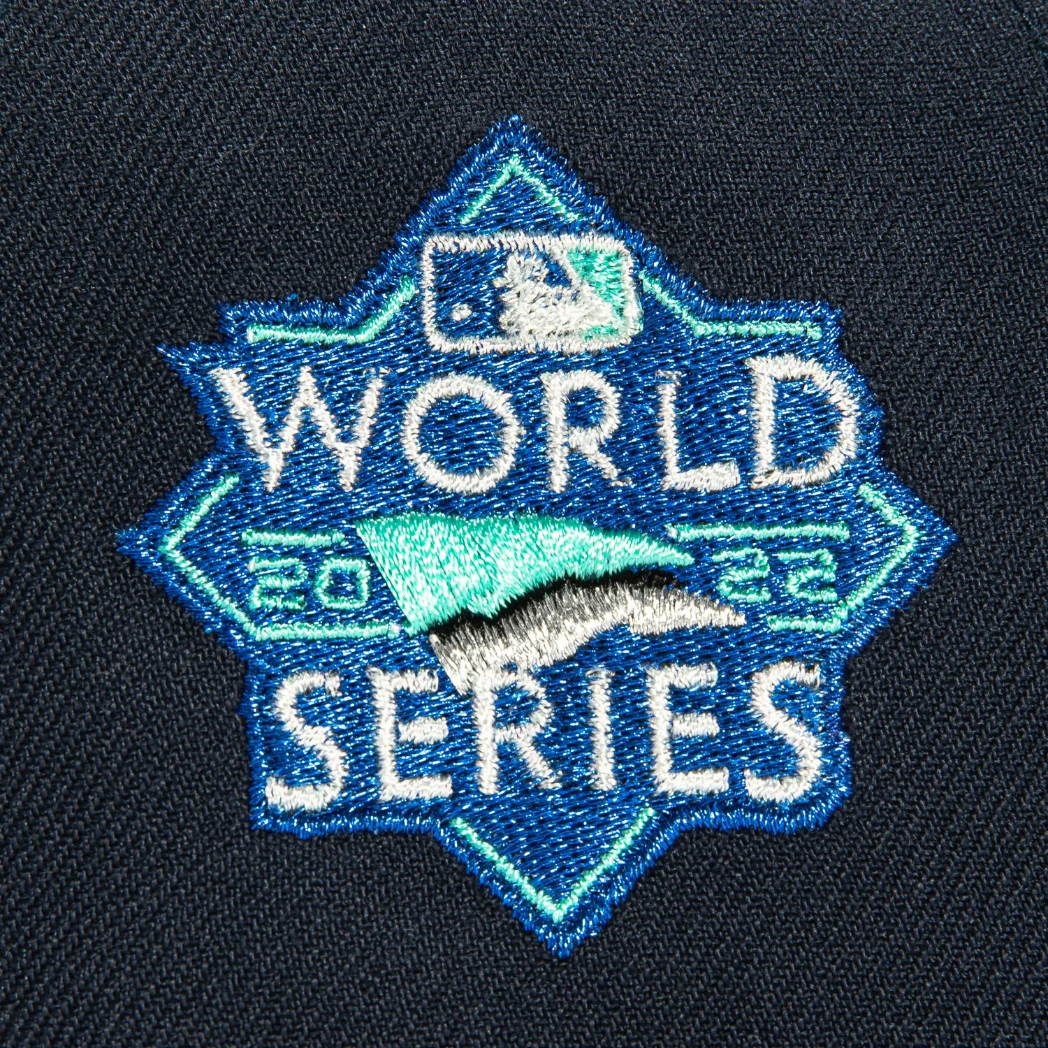 New Era 9Forty A-Frame Houston Astros 2022 World Series Patch Flame Snapback Hat - Navy