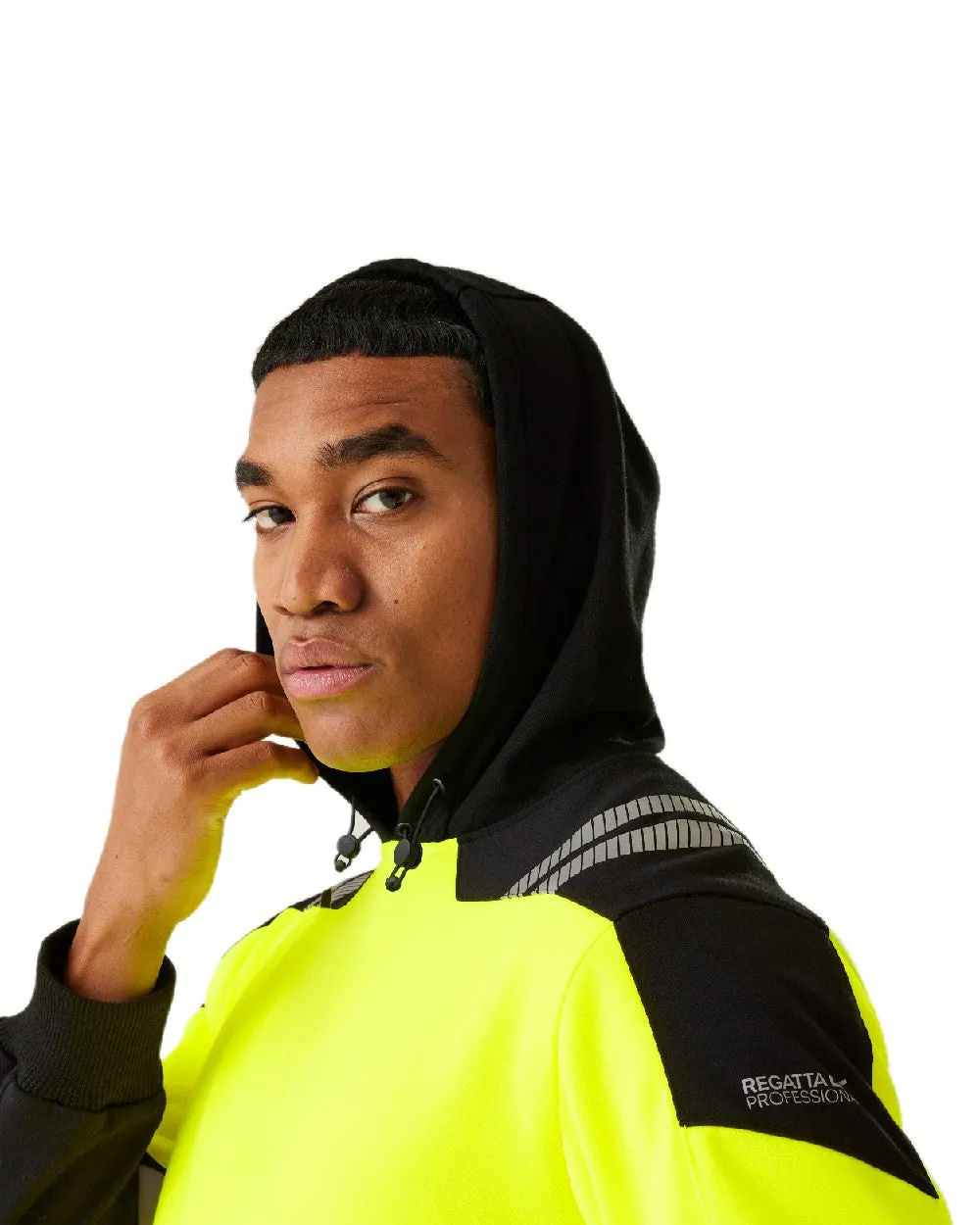 Regatta Mens Hi-Vis X-Pro Hoodie Class 2