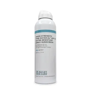 Sheer Strength Pure Physical Water Resistant Spray Sunscreen. SPF 50