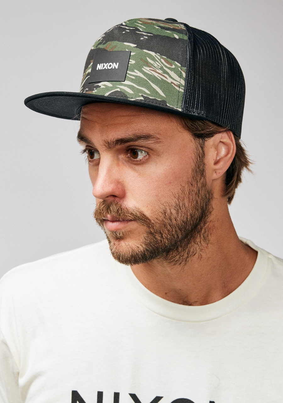 Team Trucker Hat - Tiger Camo